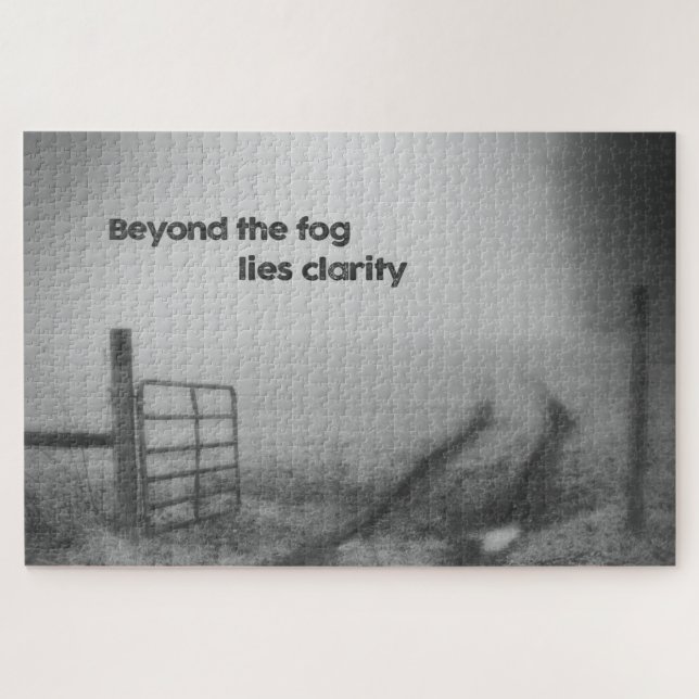 Quebra-cabeça Além do Nevoeiro, há clareza - 20x30 - 1014 pcs. (Horizontal)