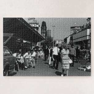 Quebra-cabeça Alemanha Antiga Berlim avenida kurfürstendamm