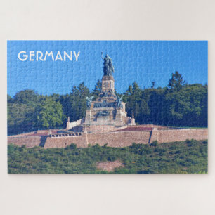 Quebra-cabeça Alemanha: Estátua da Germania, Rudesheim  