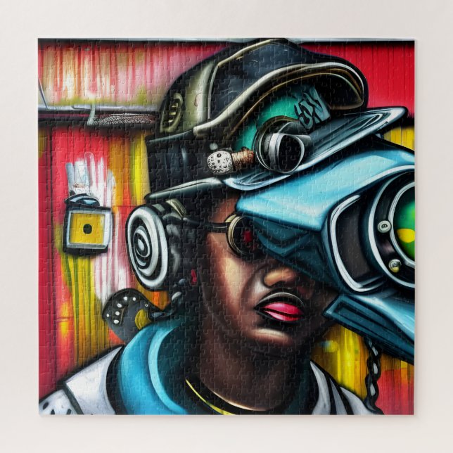 Quebra-cabeça Alerta de Botsuana do Salto de anca (Vertical)