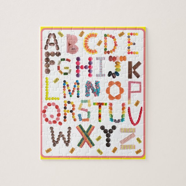 Quebra-cabeça Alfabeto Divertido (Vertical)