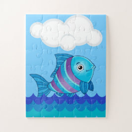 Quebra-cabeça Alfabeto F para partes desproporcionados do