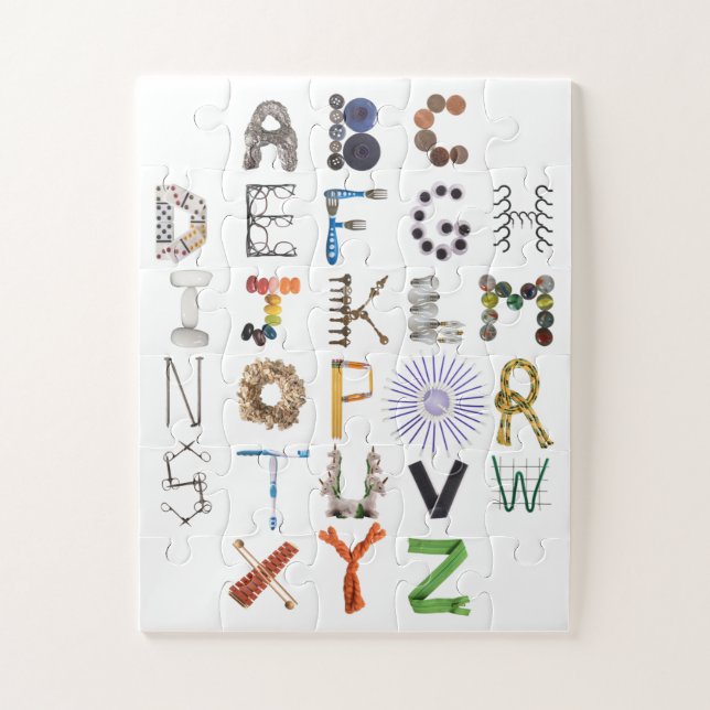 Quebra-cabeça Alfabeto Fonético Anfabeta a Cada Dia Quebra-cabeç (Vertical)