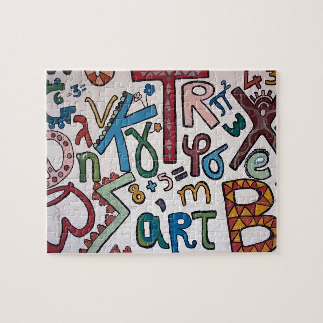 Quebra-cabeça Alfabetos Coloridos (Horizontal)