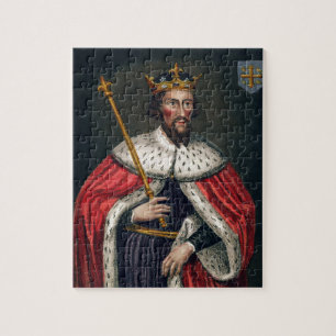 Quebra-cabeça Alfred o excelente (849-99), após uma pintura no