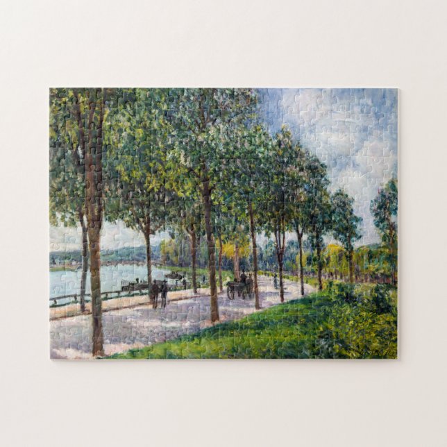 Quebra-cabeça Alfred Sisley - Allee de Castanheiras (Horizontal)