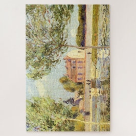 Quebra-cabeça Alfred Sisley Casas nas margens do Loing