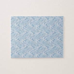 Quebra-cabeça Algodão Azul Abstrato