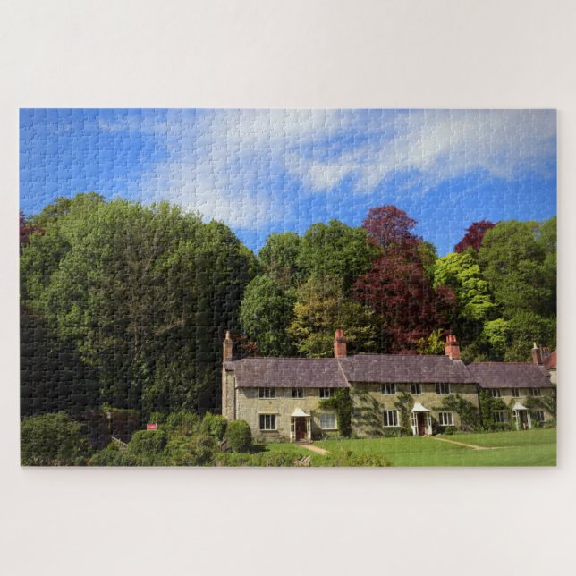 Quebra-cabeça Algodão Stourton. Stourhead Gardens, Reino Unido. (Horizontal)