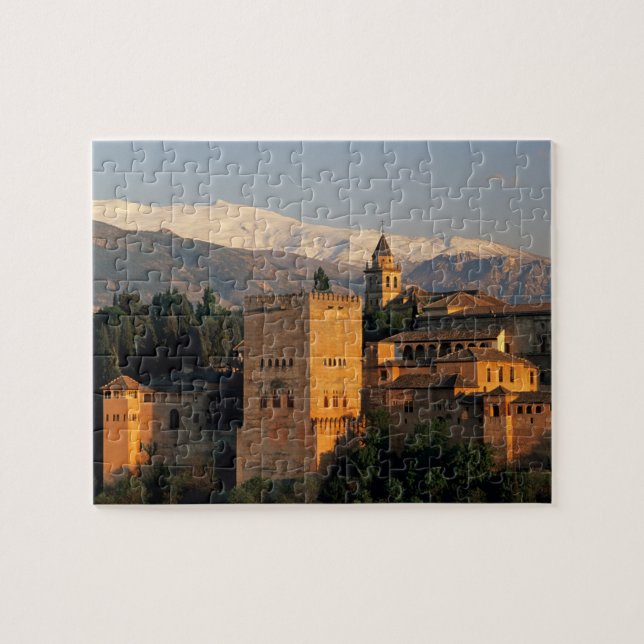 Quebra-cabeça Alhambra; Granada; Andaslusia, Espanha, Serra (Horizontal)
