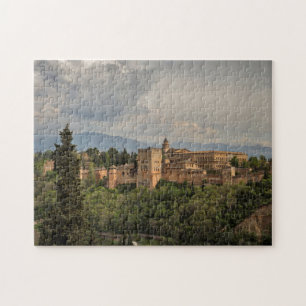 Quebra-cabeça Alhambra Scenic View, Granada, Espanha