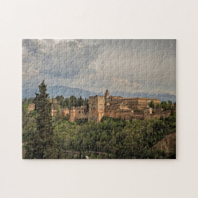 Quebra-cabeça Alhambra Scenic View, Granada, Espanha (Horizontal)
