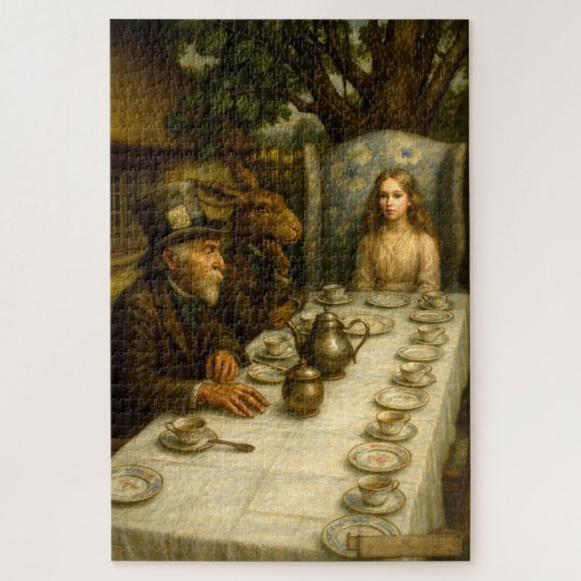 Quebra-cabeça Alice At Mad Hatter Tea Party (Vertical)