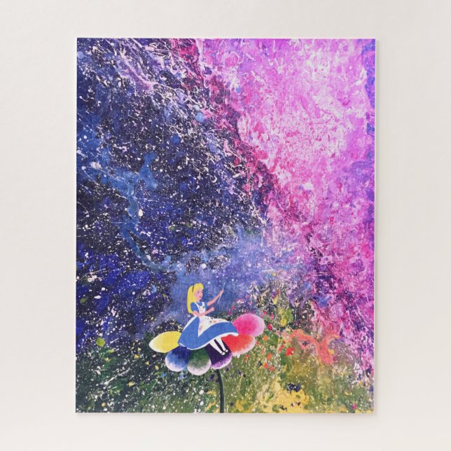 Quebra-cabeça Alice Criando Sua Própria Terra das Maravilhas - Q (Vertical)