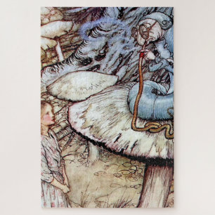 Quebra-cabeça “Alice e a Lagarta” por Arthur Rackham