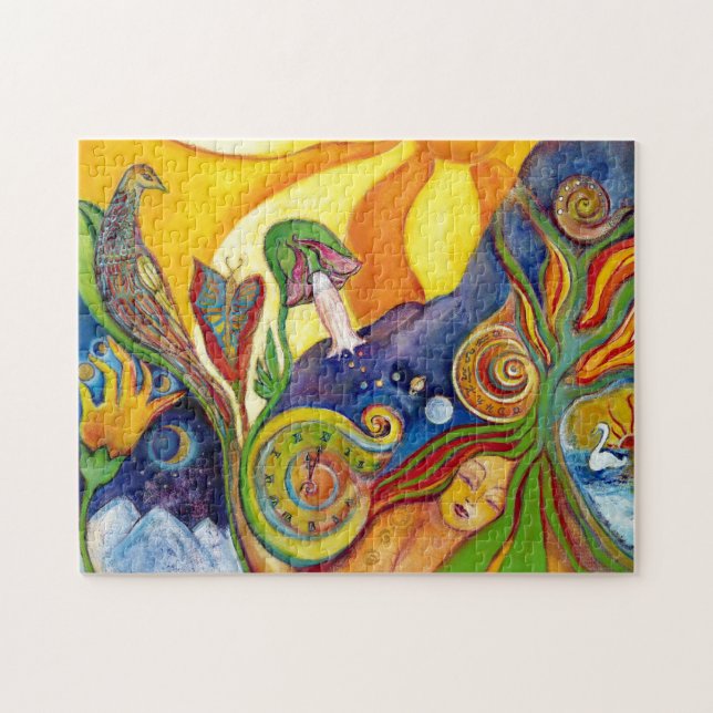 Quebra-cabeça Alice In Wonderland Fantasy Fairy Sunshine Dream (Horizontal)