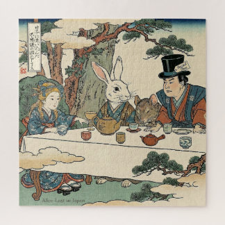Quebra-cabeça Alice Lost in Japan | Ukiyo-e Mad Tea Party