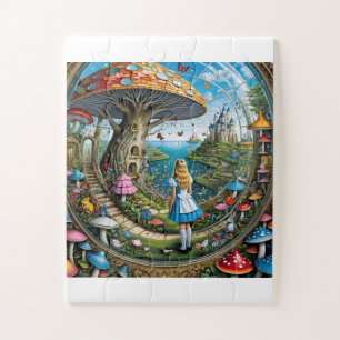 Quebra-cabeça Alice no País das Maravilhas