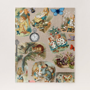 Quebra-cabeça Alice no País das Maravilhas Cheshire Cat Caracter