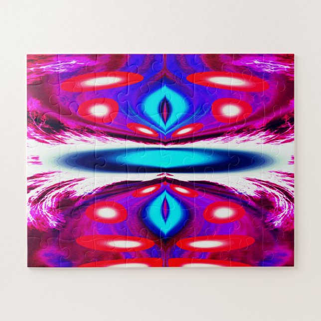 Quebra-cabeça Alien planet splashdown space travel art (Horizontal)