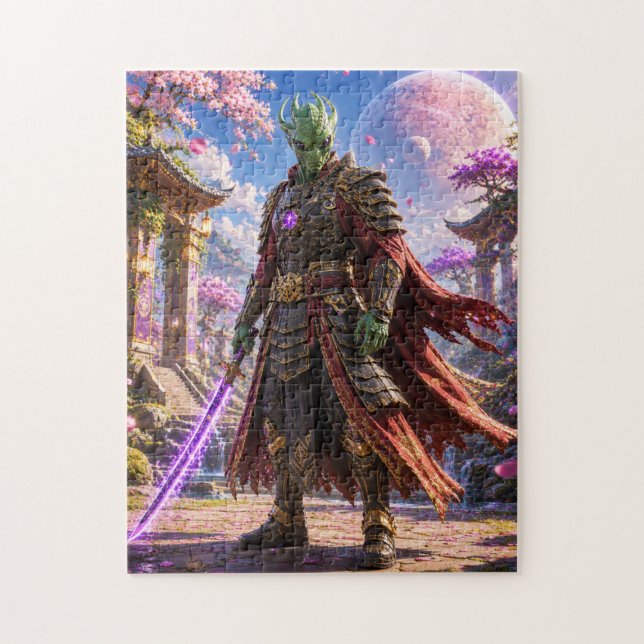 Quebra-cabeça Alien Samurai Warrior Puzzle (Vertical)