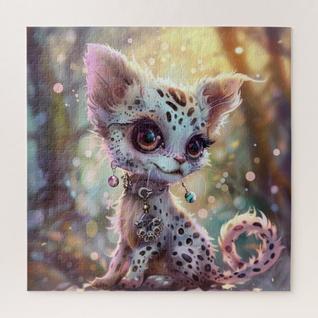 Quebra-cabeça Alienígena de gato (Vertical)