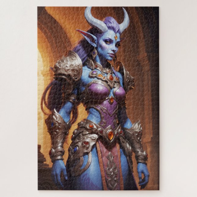 Quebra-cabeça Alienígena feminina em cerimônia (Vertical)