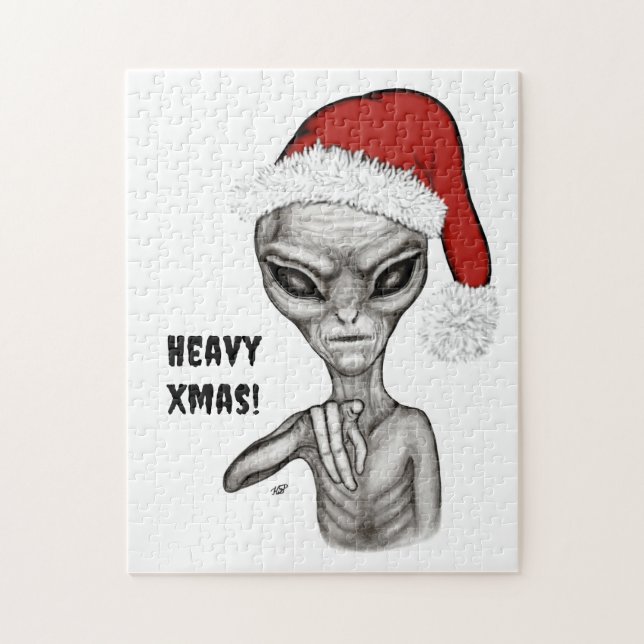 Quebra-cabeça Alienígena ruim, Natal pesado! (Vertical)