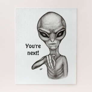 Quebra-cabeça Alienígena ruim, você é a próxima!