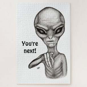 Quebra-cabeça Alienígena ruim, você é a próxima!
