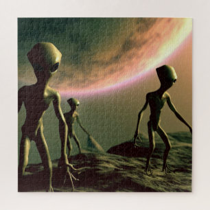Quebra-cabeça ALIENS de Cinzas SF no Planeta Alienígena (2)