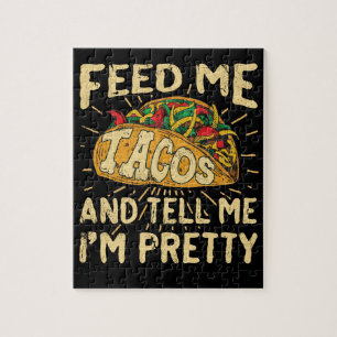 Quebra-cabeça Alimente-me o Tacos e diga-me que eu sou Cinco