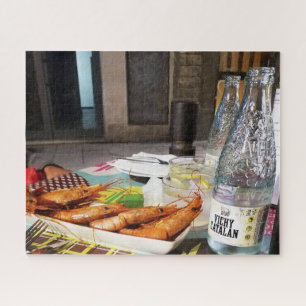 Quebra-cabeça Almoço na Espanha de Barcelona