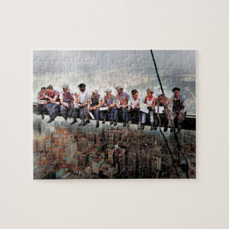 Quebra-cabeça Almoço No Topo De Um Arranha-Céu C1932 Cor Redux