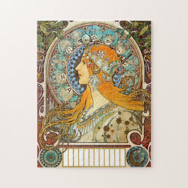 Quebra-cabeça Alphonse Mucha Art Nouveau Zodiac (Vertical)