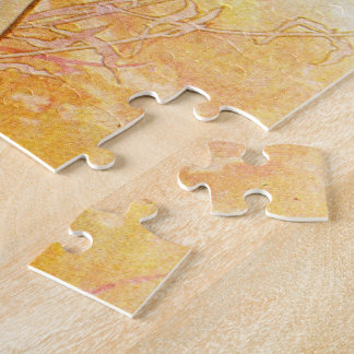 Quebra-cabeça Alphonse Mucha Girl By Pond