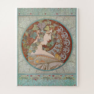 Quebra-cabeça Alphonse Mucha - Ivy