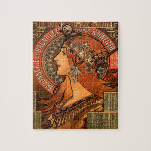 Quebra-cabeça Alphonse Mucha Soap Fatory 1897