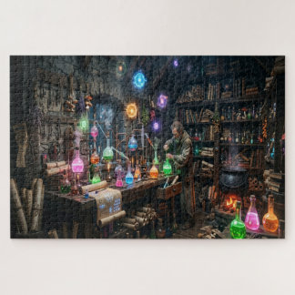 Quebra-cabeça Alquimia Arcana: A Oficina Secreta do Mestre
