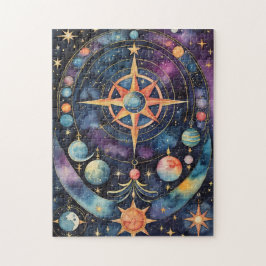 Quebra-cabeça Alquimia das Estrelas Fantasia Celestial Mística