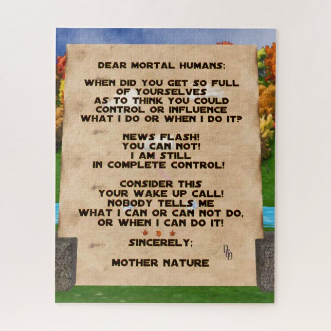 Quebra-cabeça Alterações climáticas (Vertical)