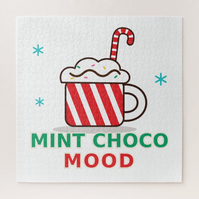 Quebra-cabeça Alto-Falante Bluetooth Natal Mint Choco Mood (Vertical)