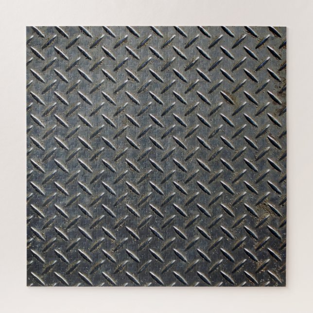 Quebra-cabeça Alumínio Escuro: Design Rhombus Shape (Vertical)