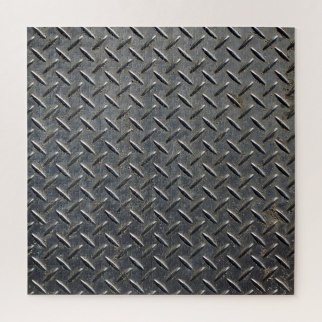 Quebra-cabeça Alumínio Escuro: Design Rhombus Shape (Vertical)