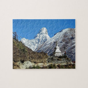 Quebra-cabeça Ama Dablam, Sagarmatha, Everest trail views /Nepal