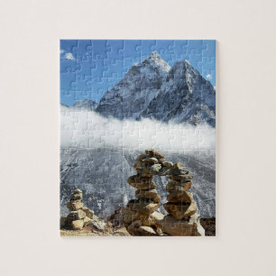 Quebra-cabeça Ama Dablam, Sagarmatha, Everest trek/Nepal