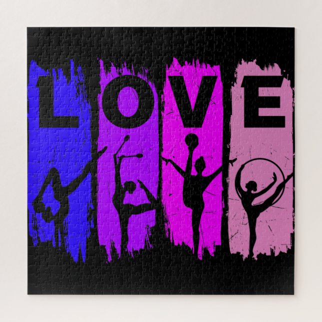 Quebra-cabeça Ama Rítmico de ginástica (Vertical)