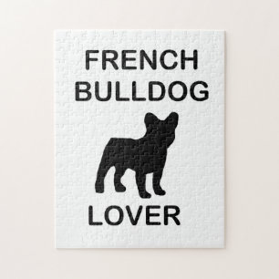 Quebra-cabeça amante de bulldog francês