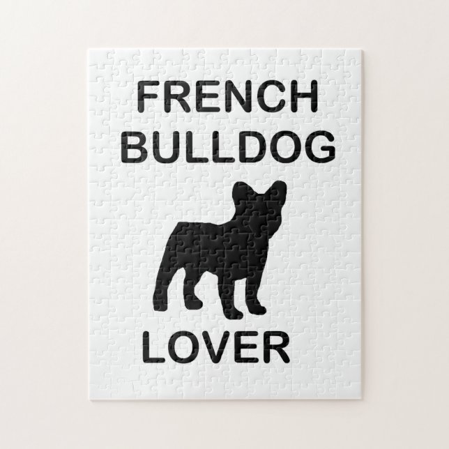Quebra-cabeça amante de bulldog francês (Vertical)