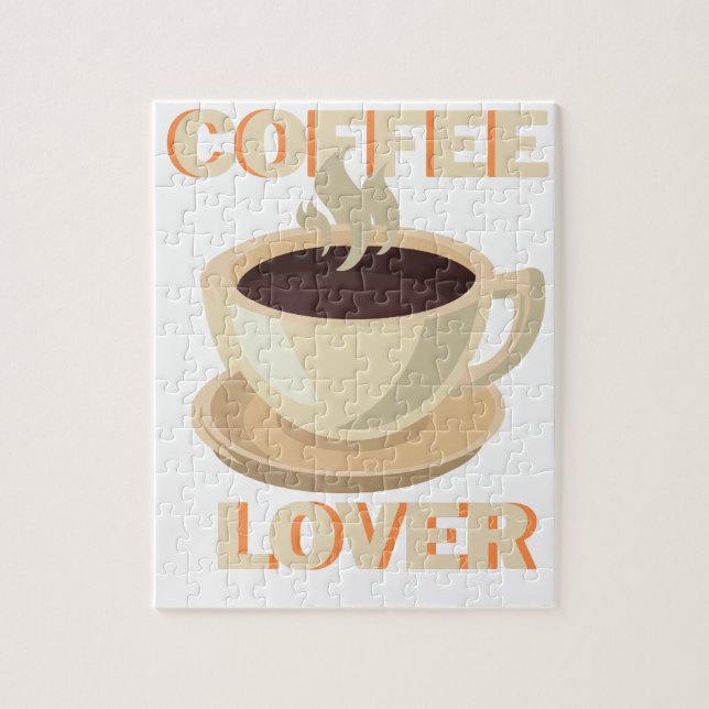 Quebra-cabeça Amante de Café – Fofo e Aconchegante para Fãs de C (Vertical)